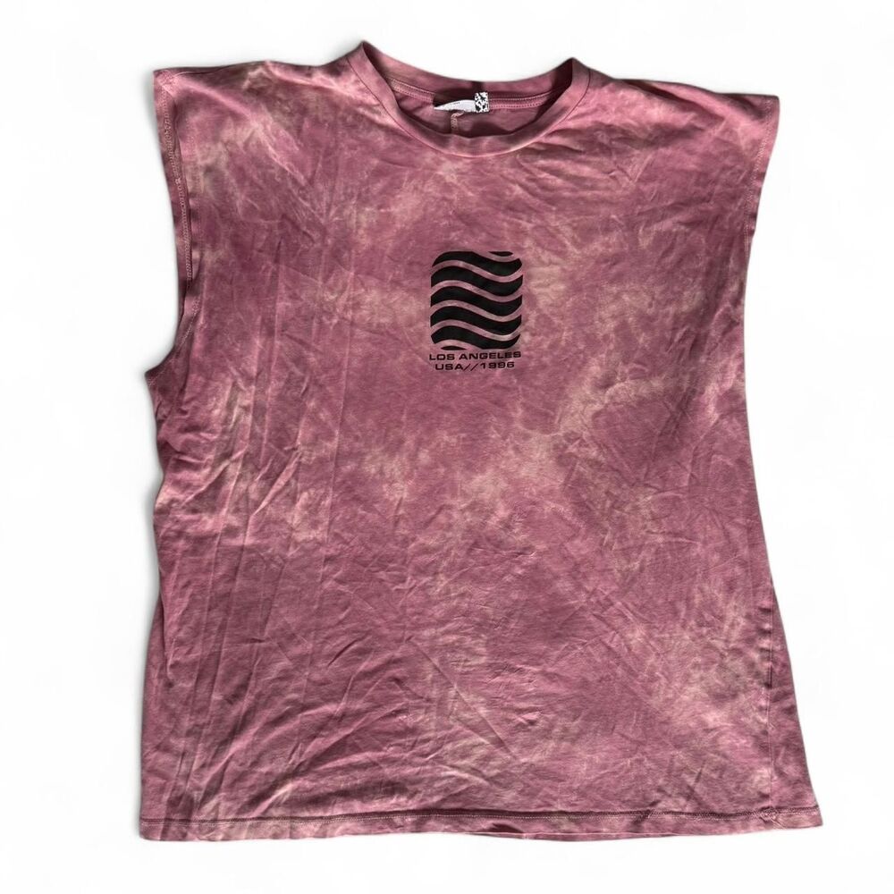 Pink Tie Dye Tank Top